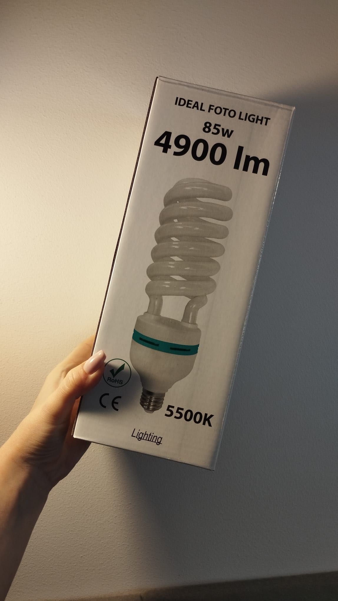 Zestaw 8 żarówek Ideal Foto Light 85w 4900lm