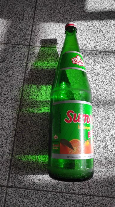 Garrafa 1 litro Antiga Vintage Sumol Laranja
