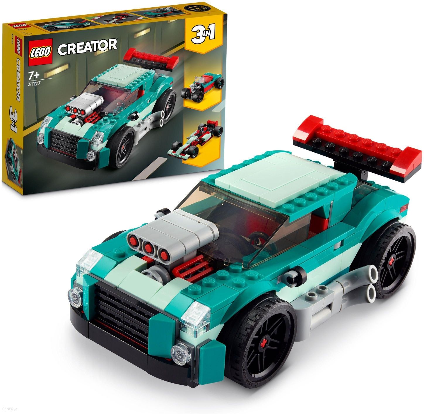 LEGO Creator 3 w 1 31127 Uliczna wyścigówka 3w1