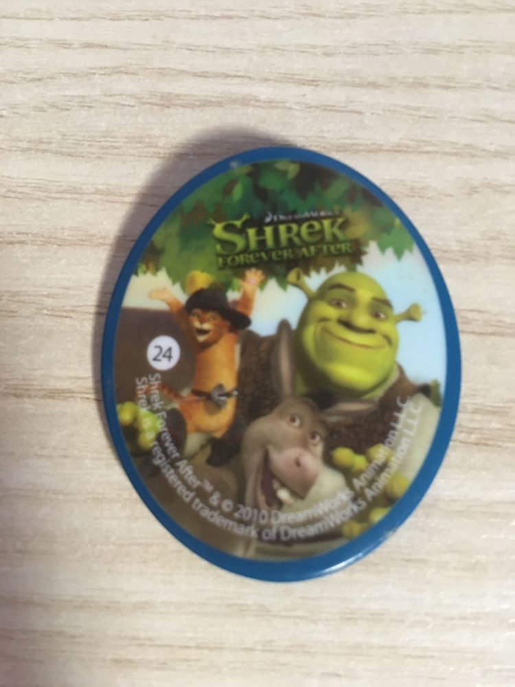 3 Kapsle Tazo Krążki Shrek