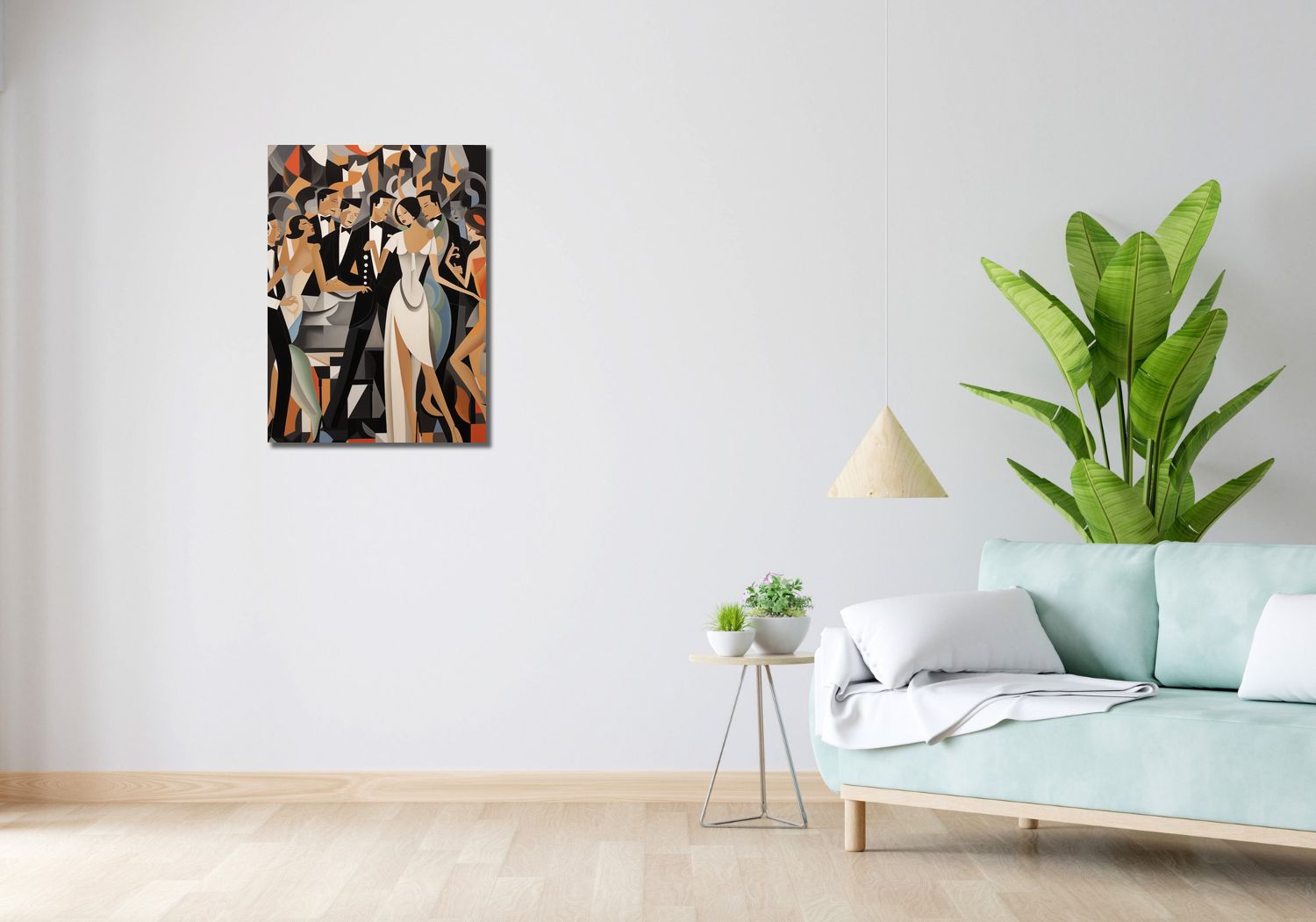 Obraz 50x70cm Bal w Art Deco