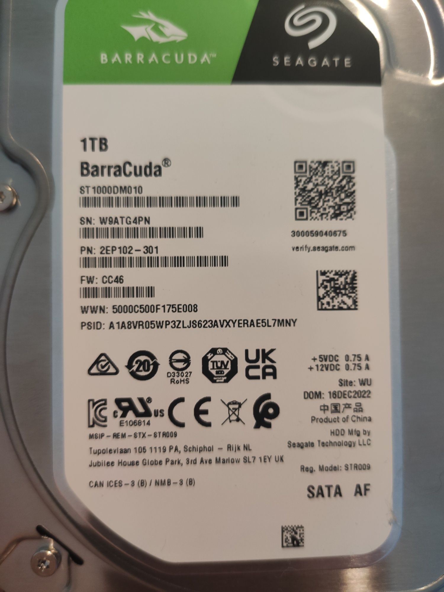 Seagate Barracuda 1TB 3.5' (2023)