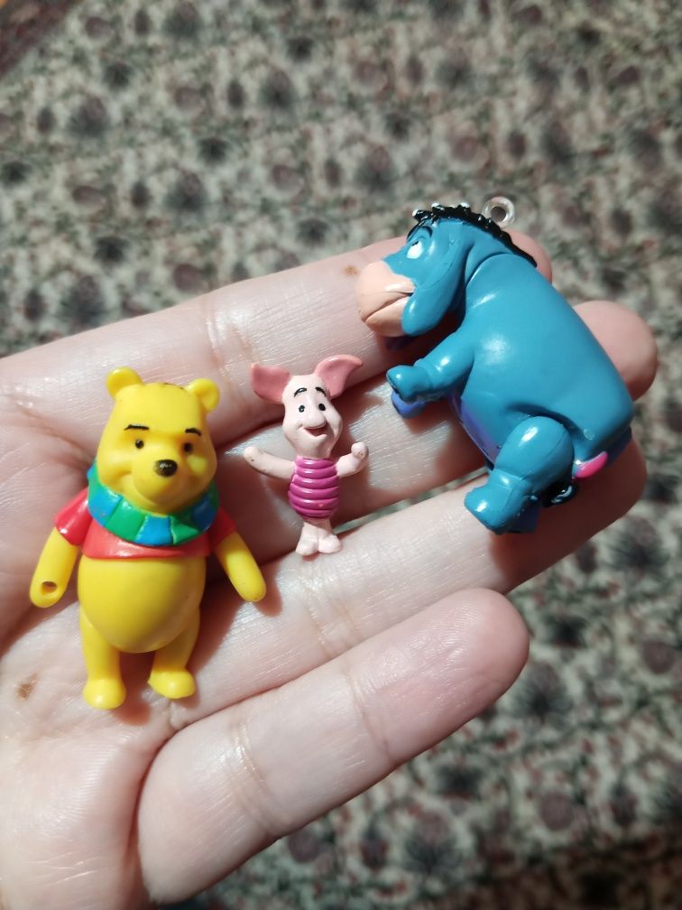 Acessórios Pendentes/pingentes Disney: Winnie the Pooh Leitão Ló 4cm