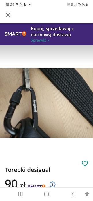 Torebka Desigual futerko ze skórą ekologiczną