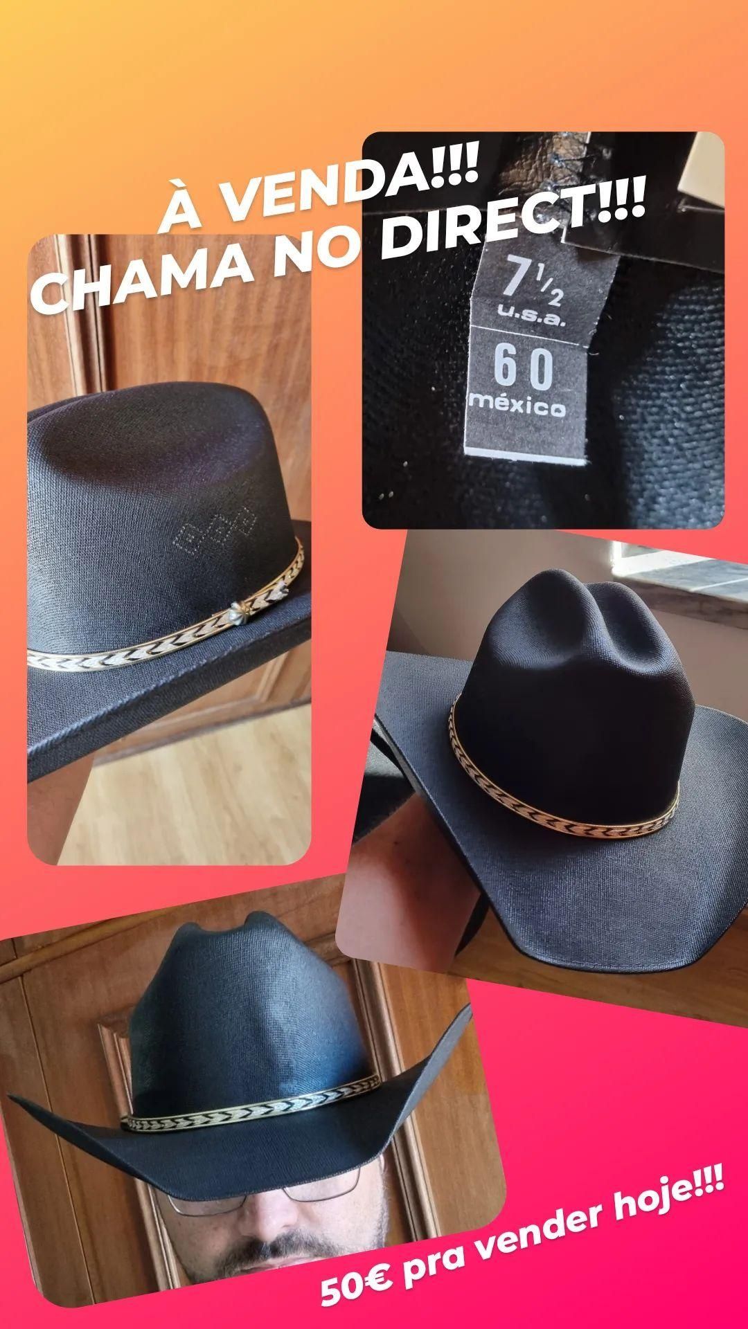 Chapéu Cowboy vindo do Brasil