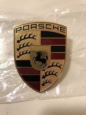 Emblemas Porsche originais e novos