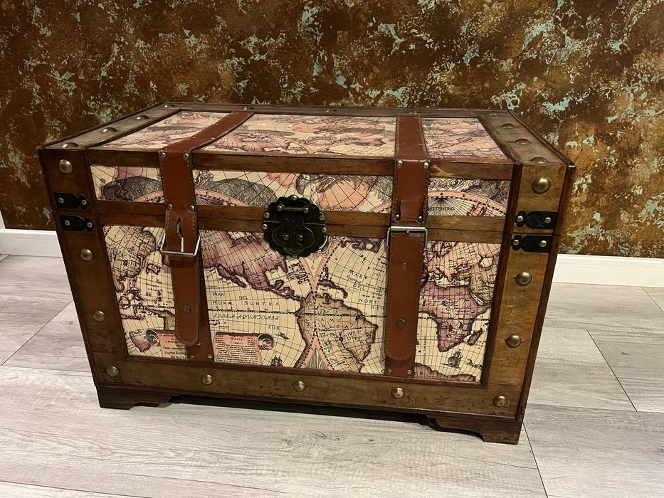 Duża skrzynia drewniana almi decor