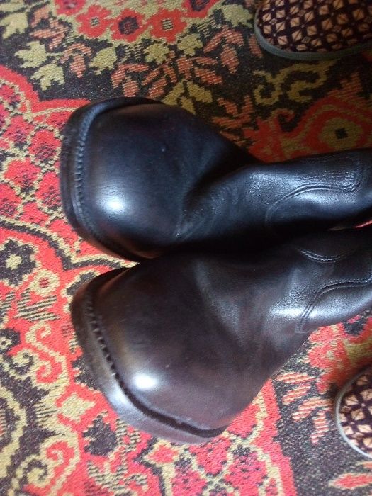 Продам муж.сапоги нат.кожа 42 р. чёрные