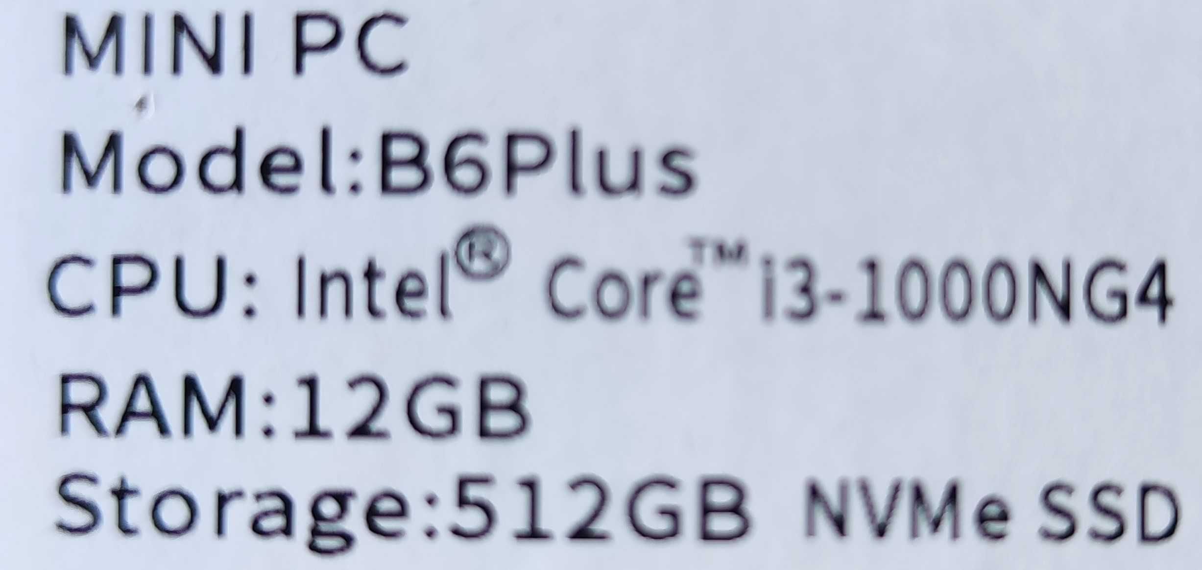 Mini Pc BMAX B6Plus