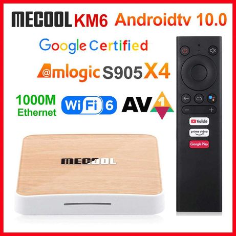 ТВ приставка / TV Box Mecool KM6 Deluxe 4/32