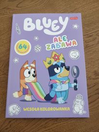 Ale zabawa. Bluey. Wesoła kolorowanka