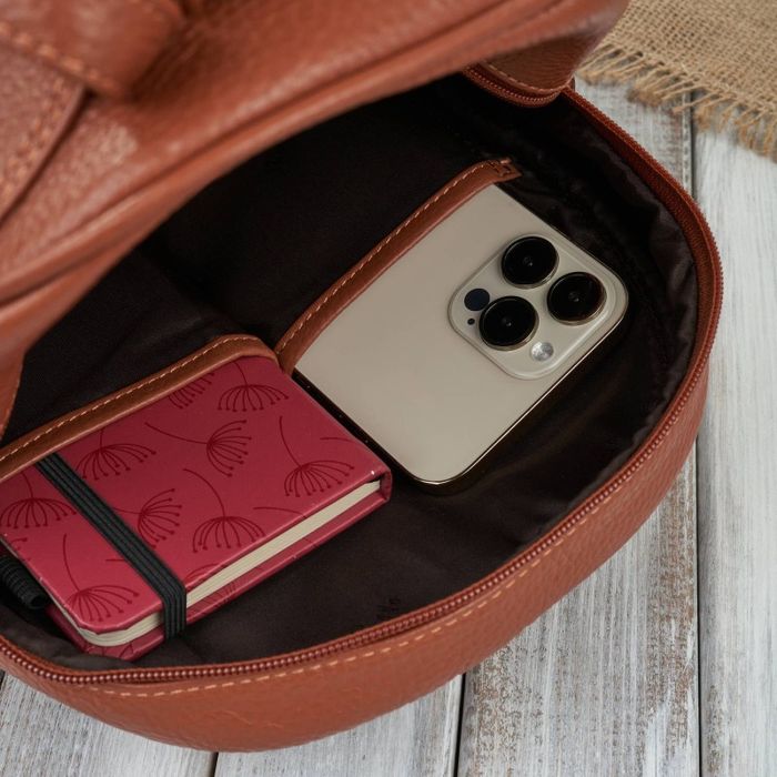 plecak damski skórzany miejski z kokardką paolo peruzzi t-71-lbr