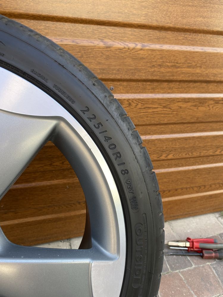 Felgi Rotor 5x112 18 opony 225/40 Audi Volkswagen Skoda