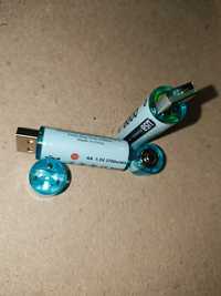 Перезаряджаємі USB акумуляторні батарейки типу АА