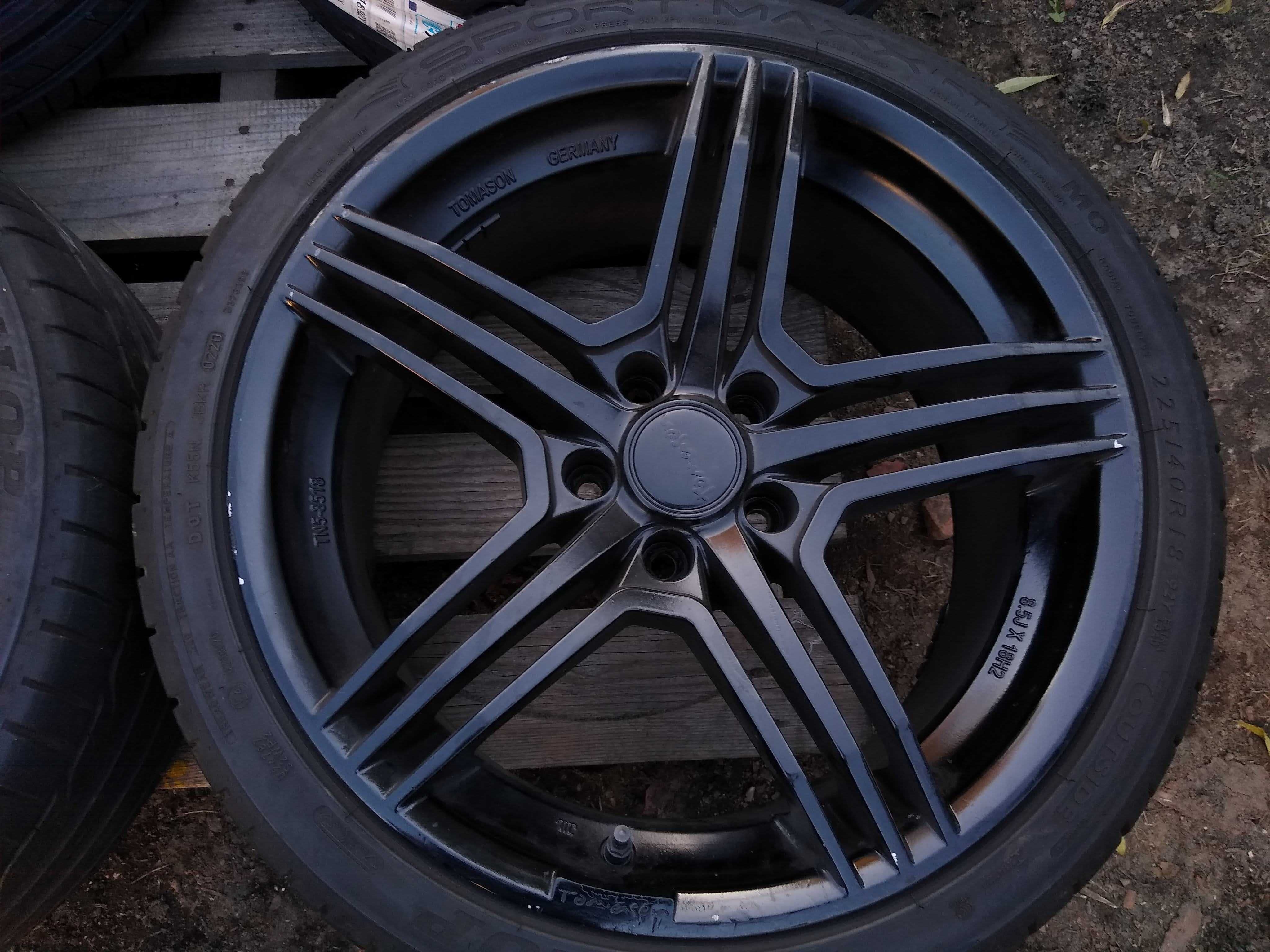 Alufelgi 18 cali 5x112 TOMASON Audi Mercedes Seat Skoda VW A4 A5 A6 A7