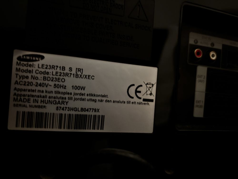 Samsung TV LE23R71B