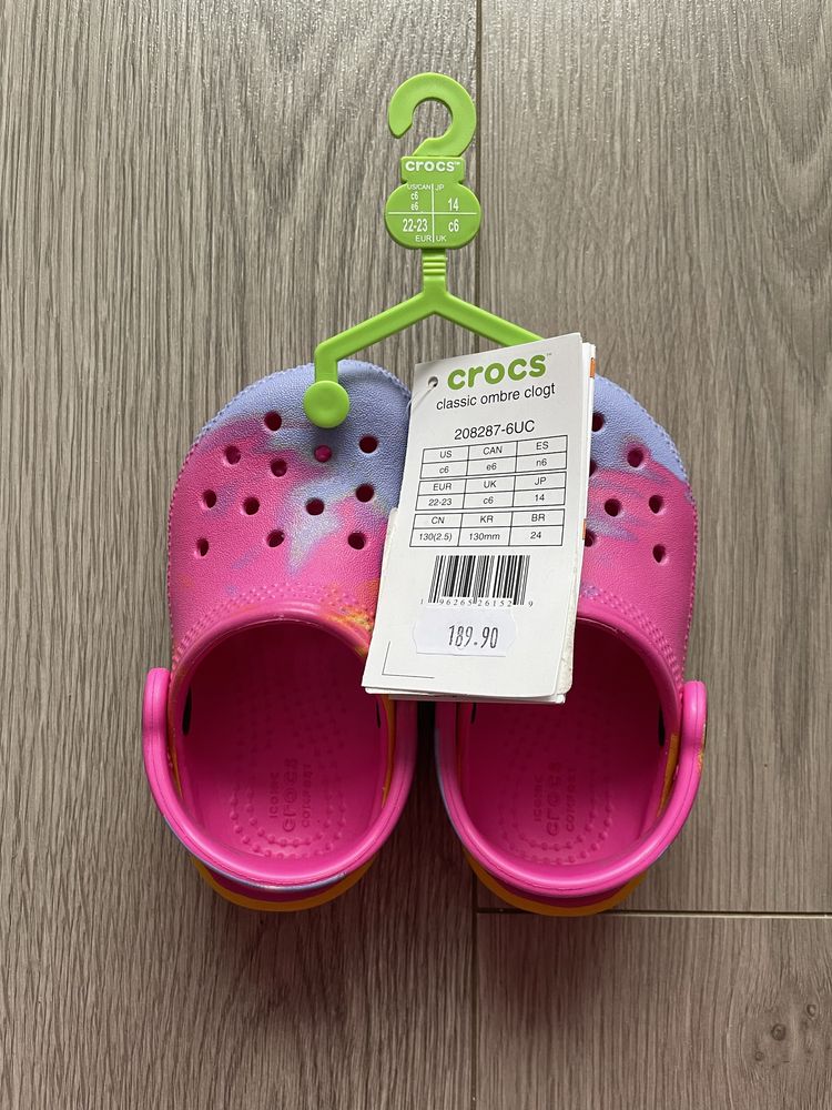 Crocs z nowej kolekcji rozm.C 6