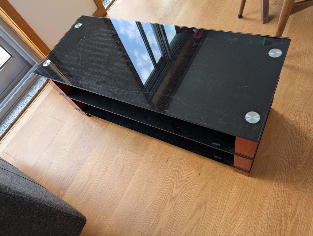 Mesa TV vidro temperado