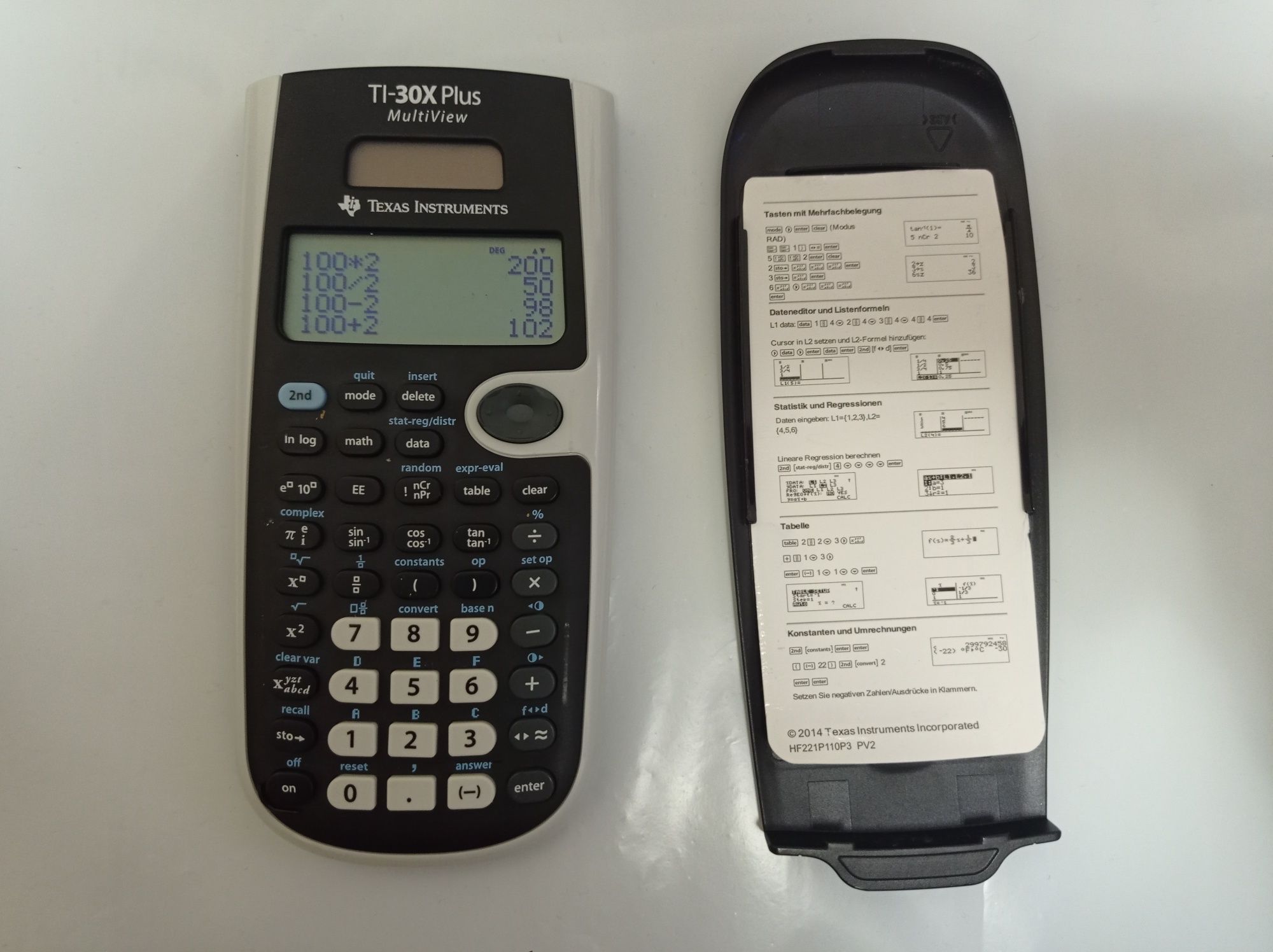 Научный калькулятор Texas Instruments TI-30X Plus инженерный