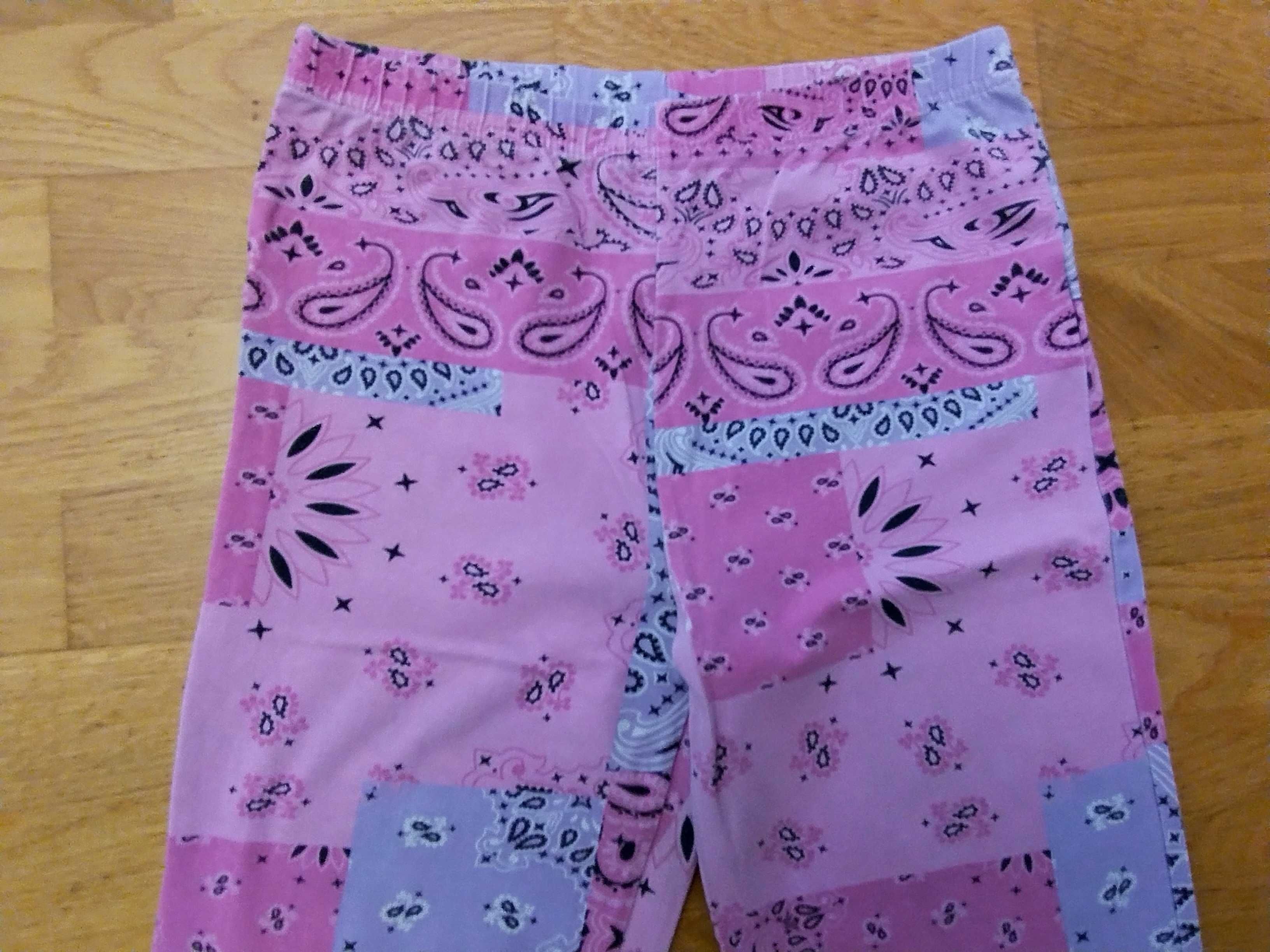 Legginsy dzwony Coccodrillo 158 spodnie materiałowe dziewczęce różowe