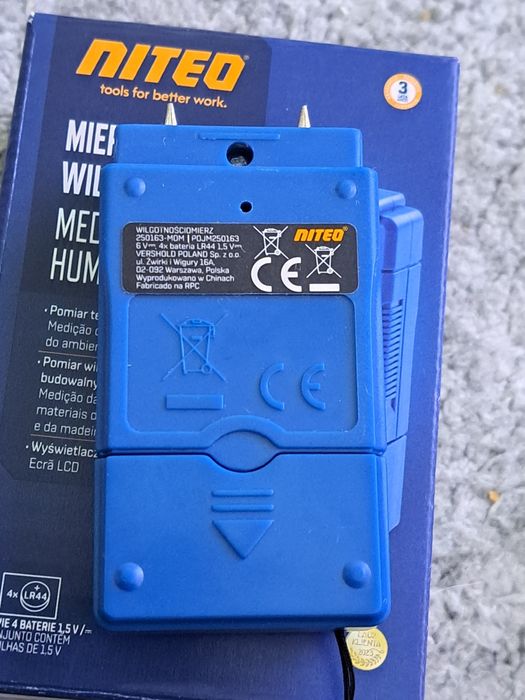 Nowy miernik wilgotnosci komplet