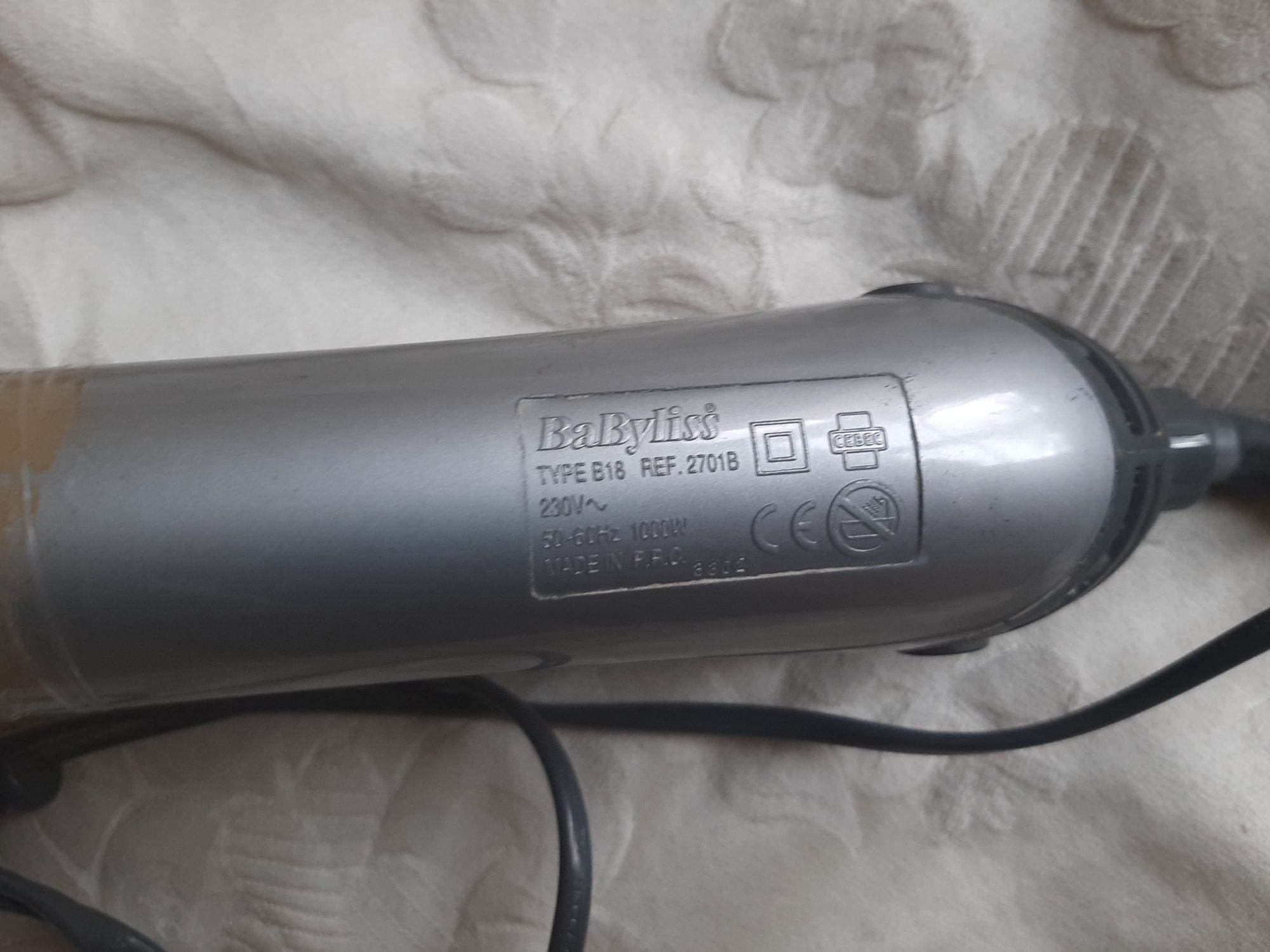 Suszarkolokówka Babyliss typ B18, 1000 W sprawna, sklejona
