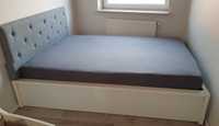 Łóżko 140 cm x 200 cm Ikea Malm z materacem Ikea Morgedal