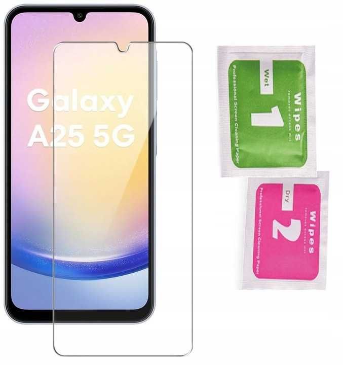 Etui Flip Clear View do Samsung Galaxy A25 5G + Szkło Hartowane