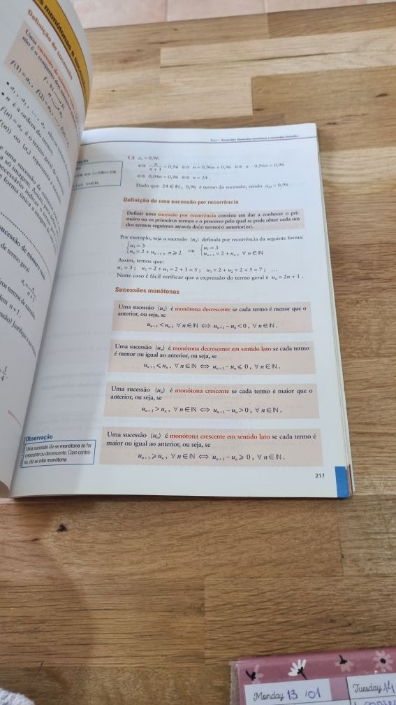 Exercícios de matemática A 11 ano