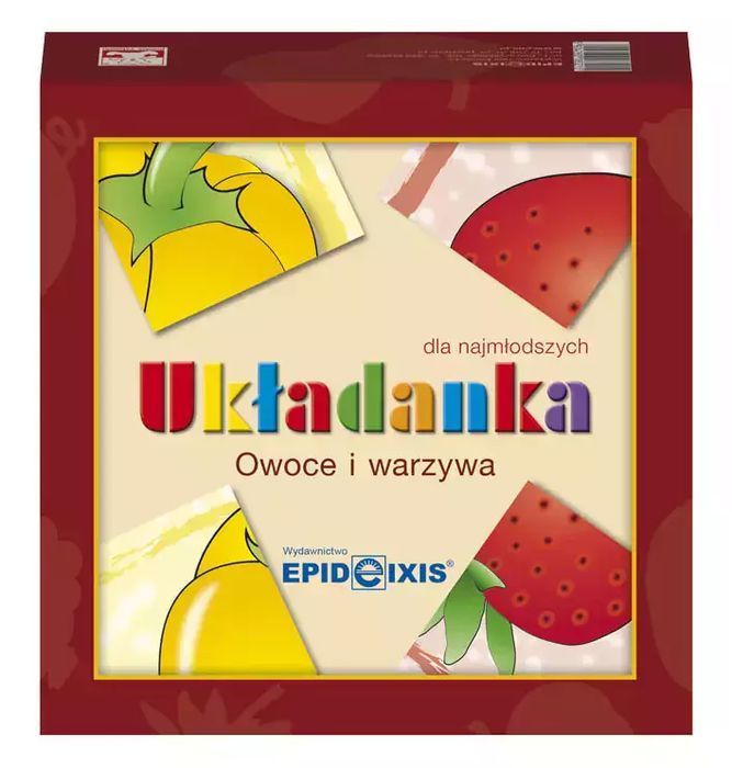 Owoce i warzywa. Układanka dla najmłodszych. Epideixis