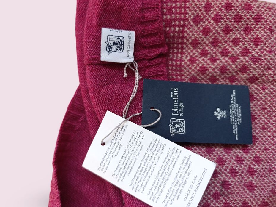 Жіночий кашеміровий снуд Johnstons of Elgin x loro piana баф/cashmere