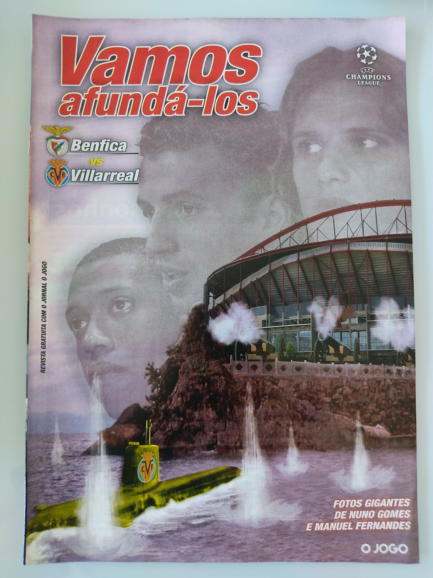 Programa Benfica Villarreal Champions league 2005/2006