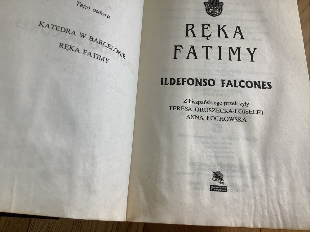 Ildefonso Falcones, Chufo Llorens, 4 książki obyczajowe