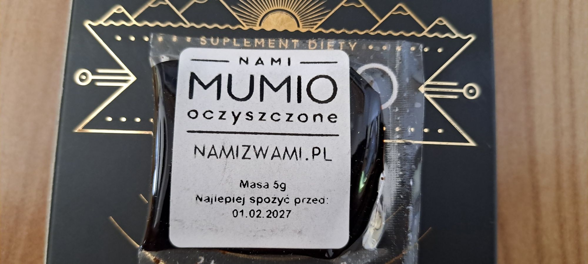 MUMIO oczyszczone NAMI 1 bryłka 5g