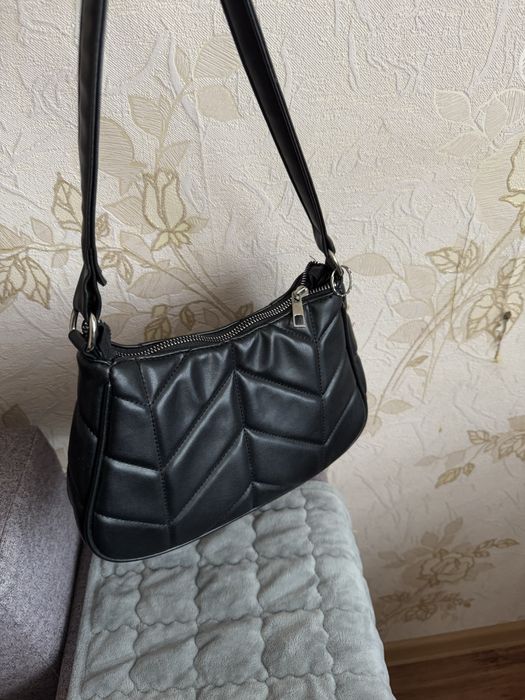 Сумка багет waikikiі червона шкіряна