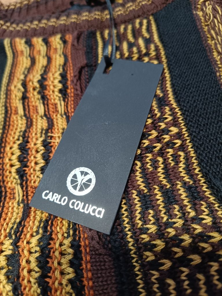 Carlo Colucci sweter męski vintage