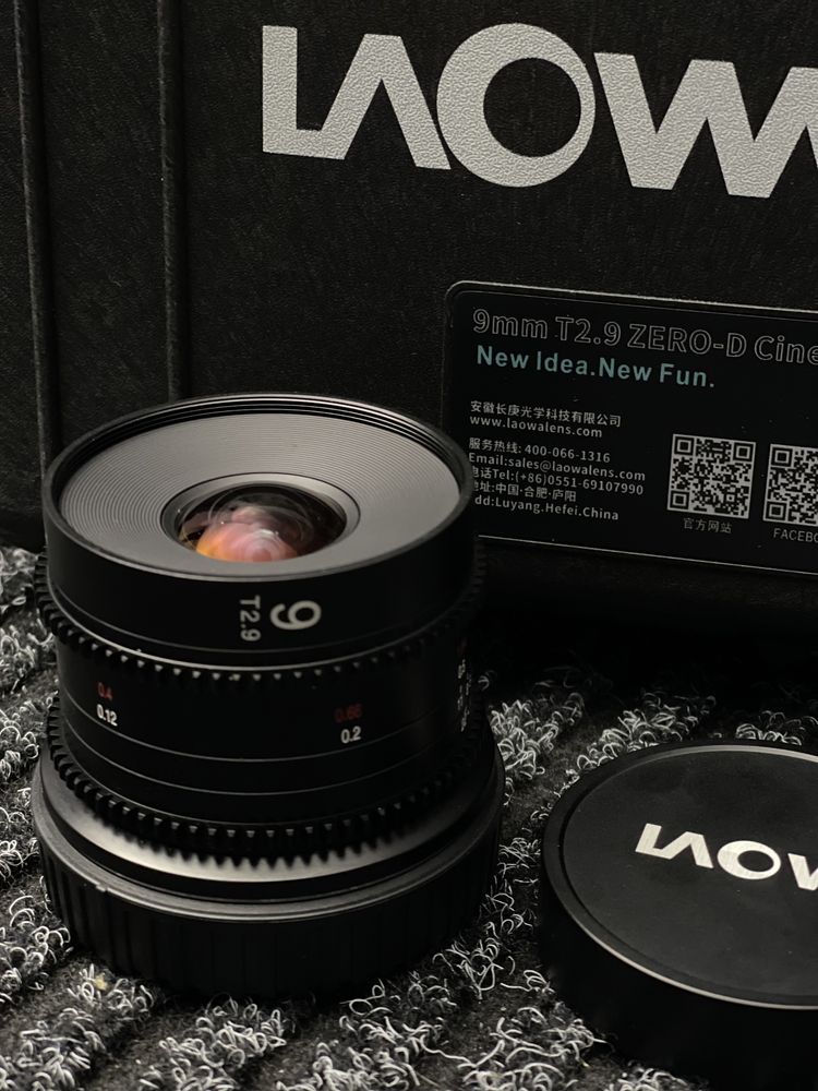 Laowa 9mm T2.9 Zero-D Cine - Canon RF Mount