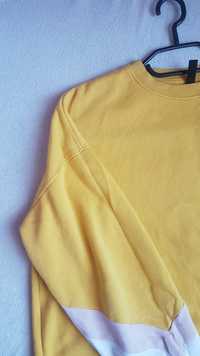 Krótka bluza żółta H&M