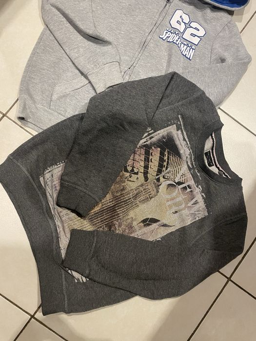 Bluzy chłopięce 128, ocieplane bluzy dla chlopca