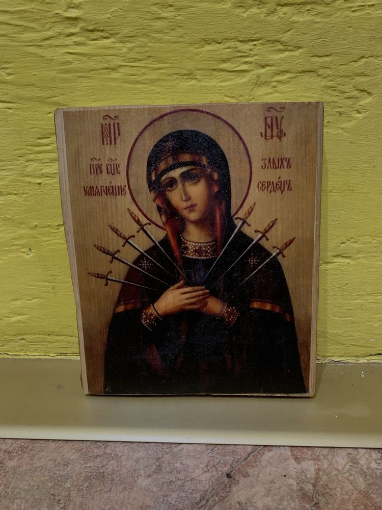 Икона ручная работа.
