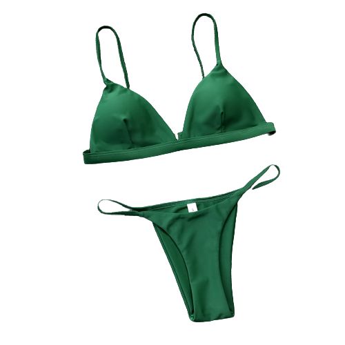 Sexy Bikini Brazylijskie Dwuczęściowy Strój Kąpielowy STRINGI - L