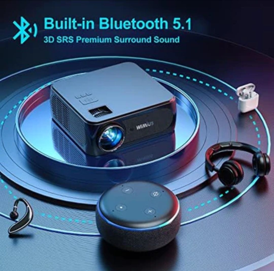 Projector 9500 lumens + WiFi + Bluetooth + Office Multimedia + 1080P