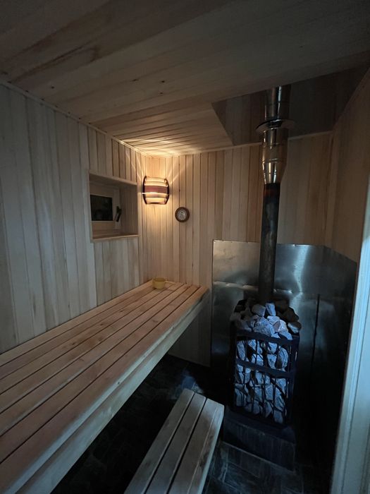 Баня с бассейном на Левобережном