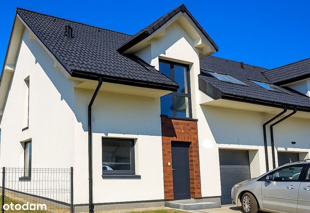 Nowoczesny dom w zabudowie bliźniaczej | Wołczkowo