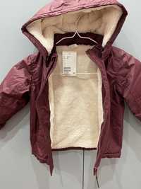 Зимняя куртка фирмы H&M 1,5-2года новая