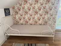 Łóżko MINNEN IKEA z materacem białe