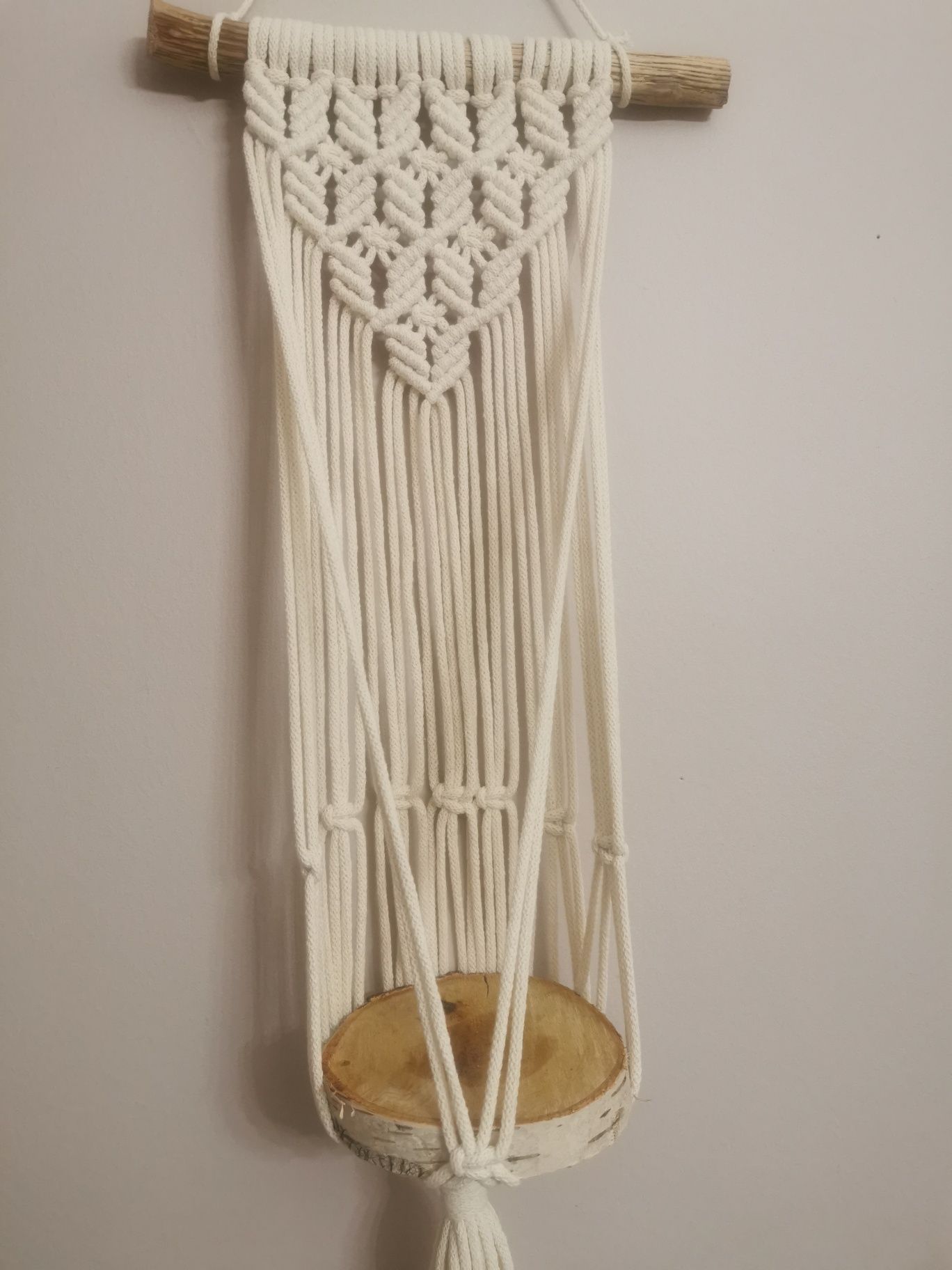 Kwietnik makrama Boho