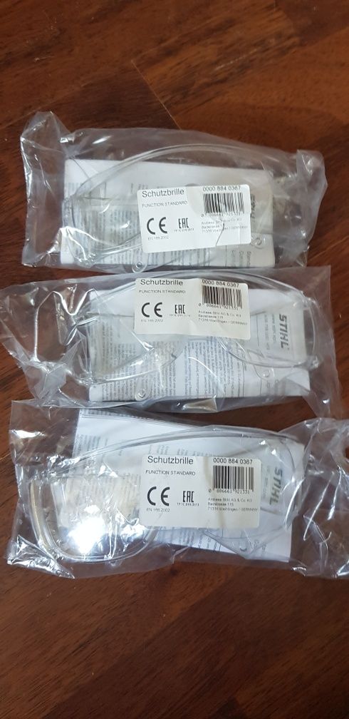 Okulary ochronne STIHL zestaw 3 sztuki