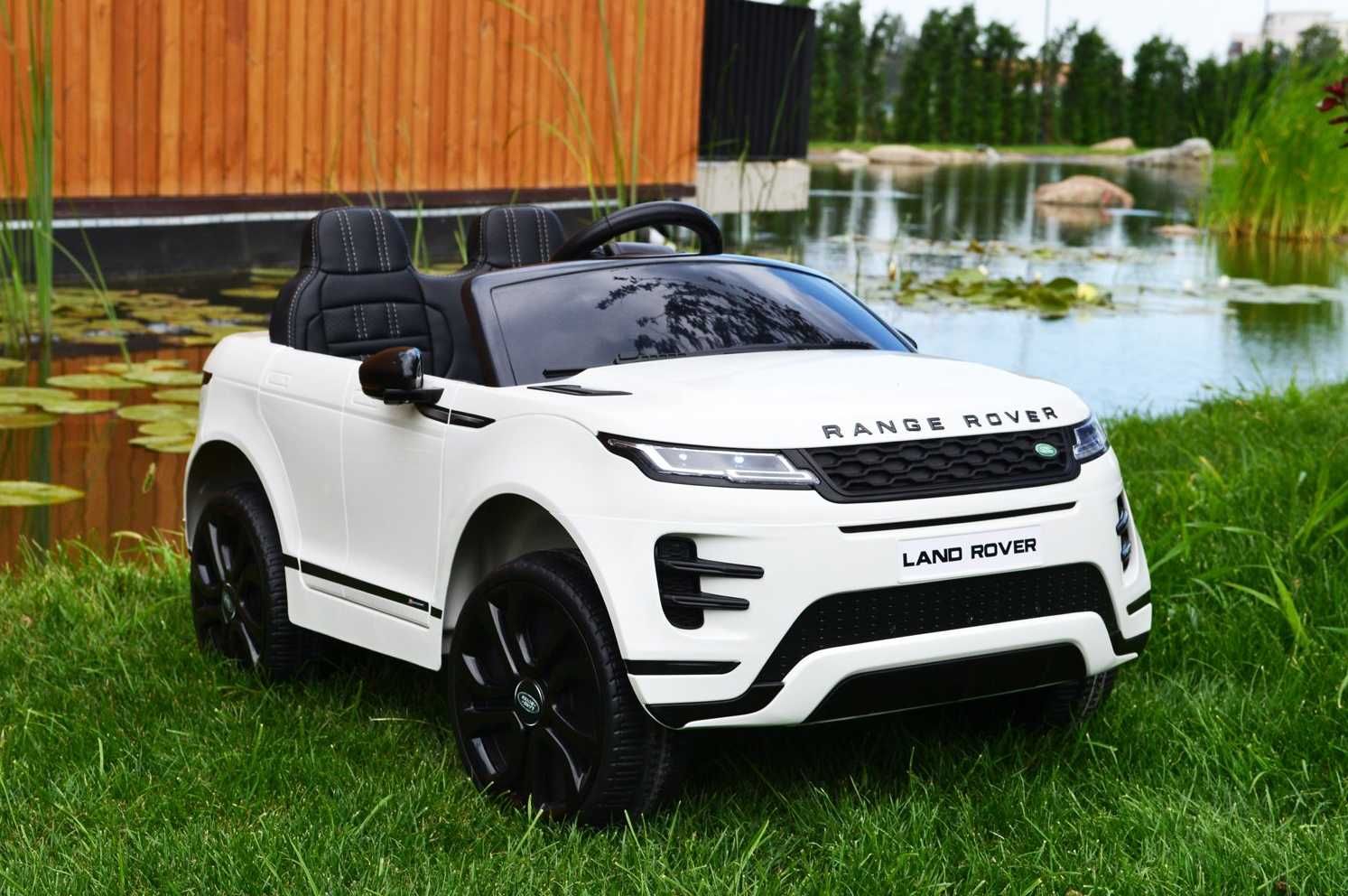 Samochód LAND ROVER EVO SUV Elektryczny Auto Akumulator Pilot 2 DZIECI