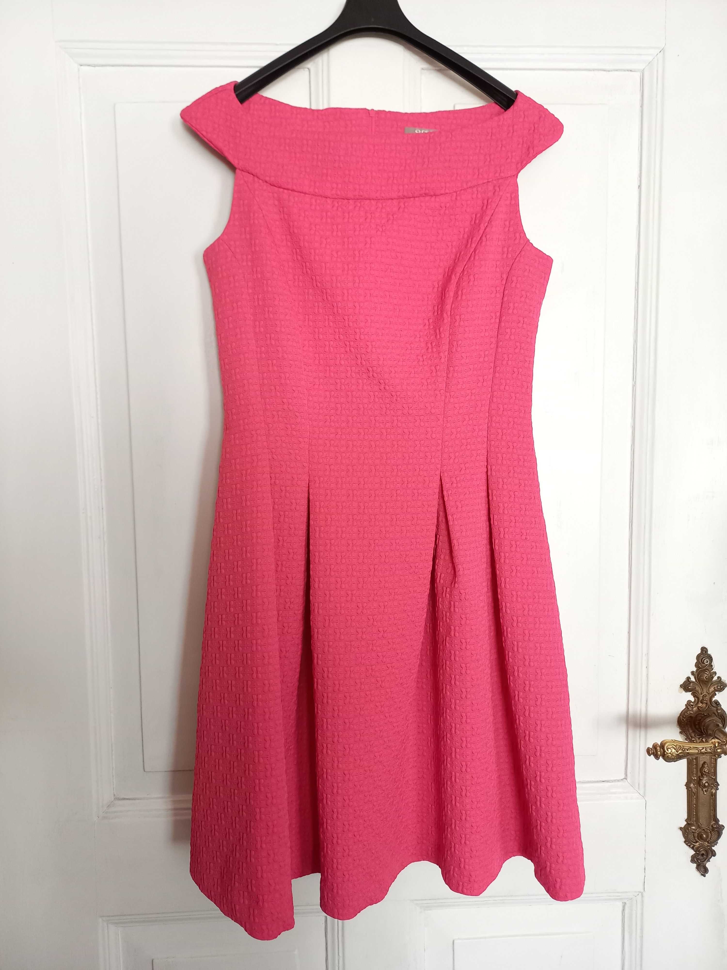 Różowa sukienka orsay